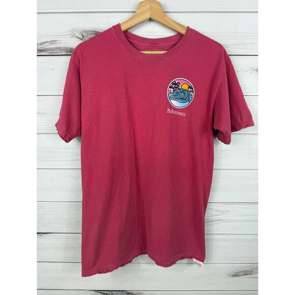 Womens' Bahamas Short Sleeve Graphic Tee Wave Summer Hope Clothing Co Medium - Picture 1 of 5